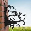 Jay On Branches Steel Hanging Basket Bracket -Garden Supply Discount Store jay on branches steel hanging basket bracket 6