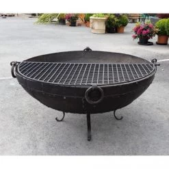 Kadai Fire Bowl Grill - 137cm (Grill Only) 7 Kadai Fire Bowl Grill - 137cm (Grill Only) -Garden Supply Discount Store kadai bowl jali half grill made in iron 1