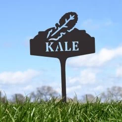 Black "Kale" Vegetable Label 9 Black "Kale" Vegetable Label -Garden Supply Discount Store kale label blk 2