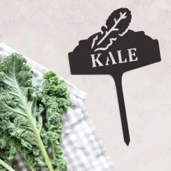 Black "Kale" Vegetable Label 8 Black "Kale" Vegetable Label -Garden Supply Discount Store kale label blk 4
