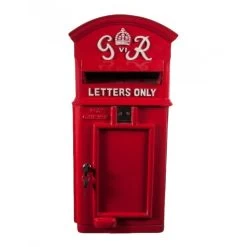 Curved Top GR Post Box -Garden Supply Discount Store king george rex post box front 2 1 2