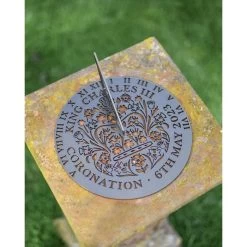 King Charles III Coronation Garden Sundial -Garden Supply Discount Store king charles iii coronation sundial1