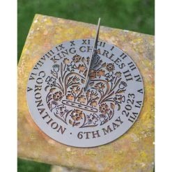 King Charles III Coronation Garden Sundial