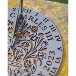 King Charles III Coronation Garden Sundial -Garden Supply Discount Store king charles iii coronation sundial4