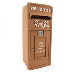 "Autumn Leaves" Slim King George Post Box -Garden Supply Discount Store king george orange post box slim personalisation