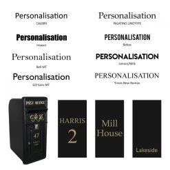 King George Rex Black Period Post Box 37 King George Rex Black Period Post Box -Garden Supply Discount Store king george rex black period post box