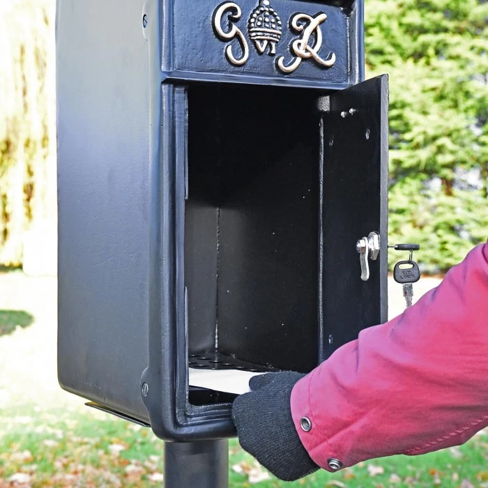 King George Rex Black Period Post Box 10 King George Rex Black Period Post Box - Image 8