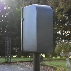 King George Rex Black Period Post Box & Stand -Garden Supply Discount Store king george rex black period post box 11 1