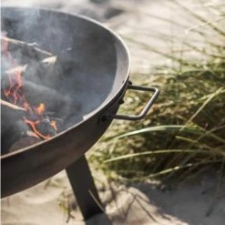 Raw Metal Fire Pit & Log Burner - 100cm -Garden Supply Discount Store large 2 1