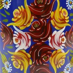 Large Blue Narrowboat Milk Churn - 45cm -Garden Supply Discount Store large blue narrow boat milk churn planter 3