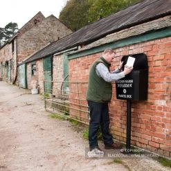"Billingsgate" Large Secure Parcel Box With Column -Garden Supply Discount Store large parcel box 1 3
