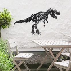 Black Large T-Rex Wall Art -Garden Supply Discount Store large trex wall art 3