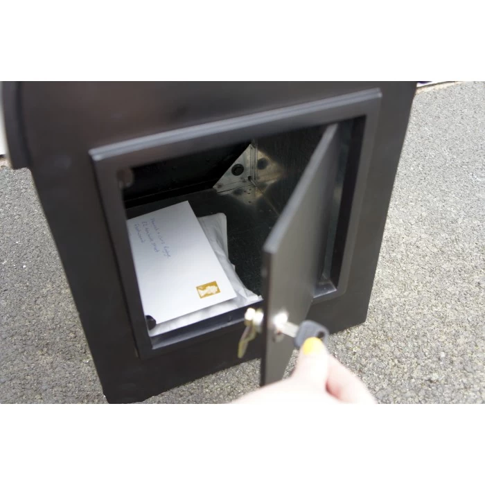 Black & Gold "Grosvenor" Post Box - Front & Back Plates 9 Black & Gold "Grosvenor" Post Box - Front & Back Plates - Image 7