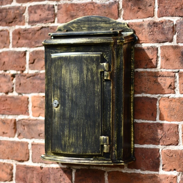 “Dusted Treasures” Antique Bronze Wall Mounted Post Box 3 “Dusted Treasures” Antique Bronze Wall Mounted Post Box