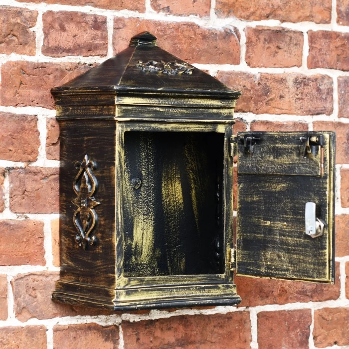 Bantock Post Box In Antique Bronze - Image 4