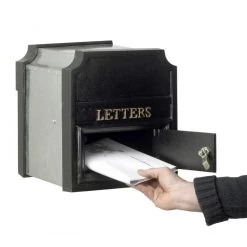 Finchley Rear Opening Telescopic Post Box -Garden Supply Discount Store lb1012 finchley telescopic post box 3