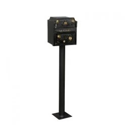 “Balmoral Rosette” Black And Gold -Garden Supply Discount Store lb1014 finsbury black gold post box on stand