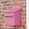"Watermelon" Goldhay Secure Post And Parcel Box -Garden Supply Discount Store lb1018 cr watermelon gold hay post parcel box 1