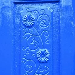 “Coastal Surf” Blue Camden Deluxe Post Box Free Standing Post Box -Garden Supply Discount Store lb1020 db dlx 13