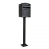 The Rear Opening Sheffield Post Box & Stand -Garden Supply Discount Store lb1022 sheffiled post box on stand 2