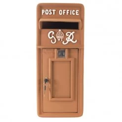 "Autumn Leaves" King George Rex Post Box Front -Garden Supply Discount Store lb1027 rustic 2 1