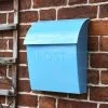 “Spring Skies” Light Blue Contemporary Post Box With Lock 1 “Spring Skies” Light Blue Contemporary Post Box With Lock -Garden Supply Discount Store lb1153.lock . pb 1