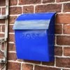 “Sapphire Lagoon” Dark Blue Contemporary Post Box With Lock 2 “Sapphire Lagoon” Dark Blue Contemporary Post Box With Lock -Garden Supply Discount Store lb1153.lock .db 1