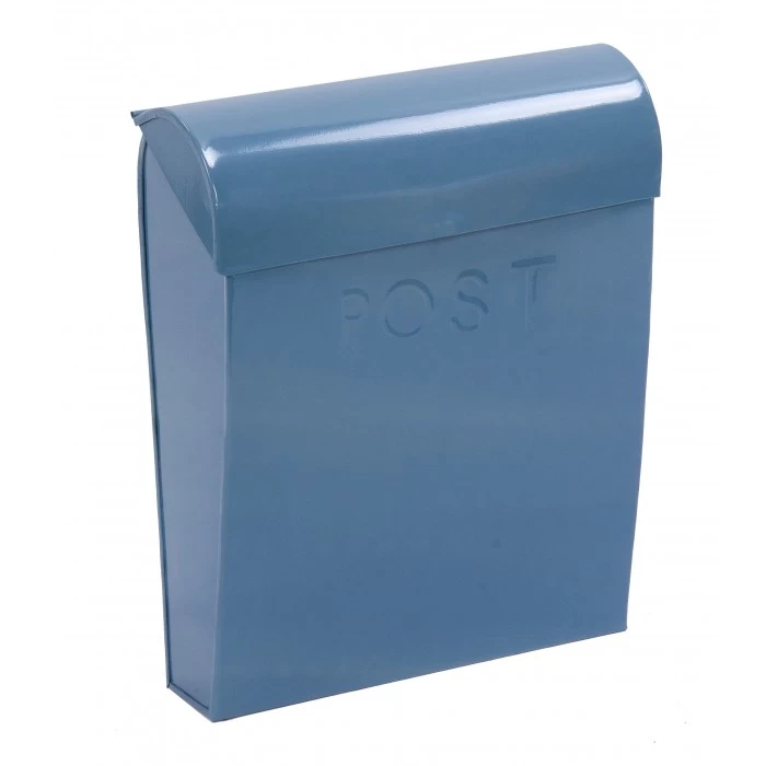 “April Showers” Slate Blue Contemporary Post Box 9 “April Showers” Slate Blue Contemporary Post Box - Image 7