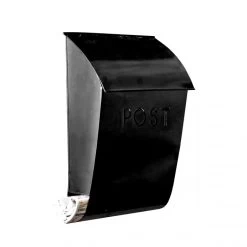 “Evening Hush” Black Berkley Post Box -Garden Supply Discount Store lb1155 blk product