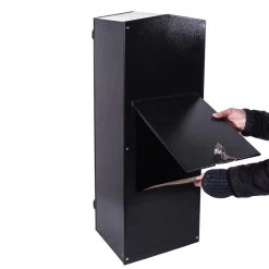 “Royal Bellman” High Security, Letter Box For Security Gates And Fencing -Garden Supply Discount Store lb1160 black royal bellman post box rear opening lockable