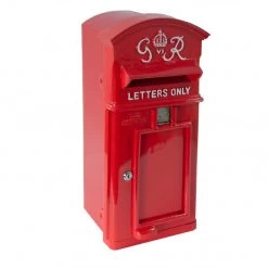 The King George Post Box Slim In Red