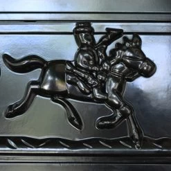 “Midnight" Black Huntington Wall Mounted Post Box 11 “Midnight" Black Huntington Wall Mounted Post Box -Garden Supply Discount Store lb1163 post box wall mounted close up