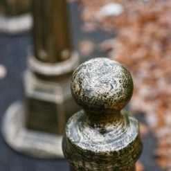 Black & Gold Brushed Aluminium Bollard -Garden Supply Discount Store lfd039 8