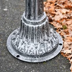 Antique Silver Driveway Bollard -Garden Supply Discount Store lfd042 ants 5