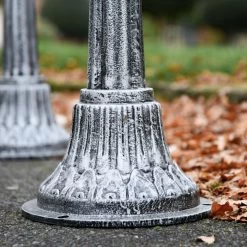 Antique Silver Driveway Bollard -Garden Supply Discount Store lfd042 ants 6