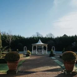 "Lady Antoinette" Large Cream Garden Bandstand - Custom Size -Garden Supply Discount Store manorbythelake 3