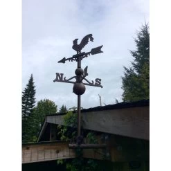 Standard Iron Rooster Weathervane In A Rustic Finish 10 Standard Iron Rooster Weathervane In A Rustic Finish -Garden Supply Discount Store mark honeyball