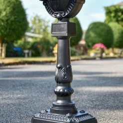 Matt Black Freestanding Huntingdon Post Box -Garden Supply Discount Store matt black huntingdon post box 4