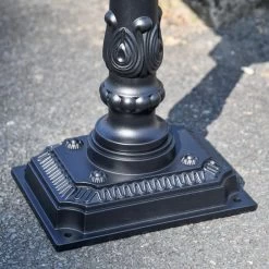 Matt Black Freestanding Huntingdon Post Box -Garden Supply Discount Store matt black huntingdon post box 8