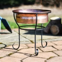 Copper Marrakech Fire Pit -Garden Supply Discount Store metal fire pit perfect for decking