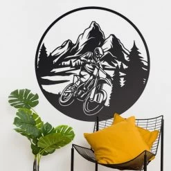 Black 'Motocross' Wall Art -Garden Supply Discount Store motocross wall art 3