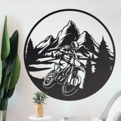 Black 'Motocross' Wall Art -Garden Supply Discount Store motocross wall art 4