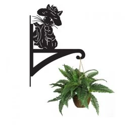 Mr Bunny Iron Hanging Basket Bracket -Garden Supply Discount Store mr bunny hanging basket bracket 2