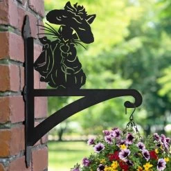 Mr Bunny Iron Hanging Basket Bracket -Garden Supply Discount Store mr bunny hanging basket bracket bcmw 3