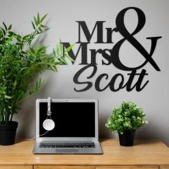 Mr & Mrs Personalised Wall Art -Garden Supply Discount Store mr mrs wall art 7