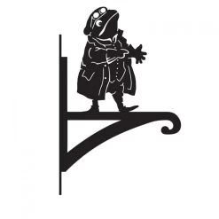 Mr. Toad Iron Hanging Basket Bracket -Garden Supply Discount Store mr toad hanging basket bracket 1