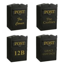 "The Mulrose" Post Box For Gates With Numerals -Garden Supply Discount Store mulrose post box personalisation 1