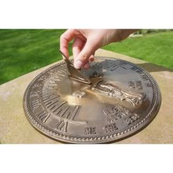 Antique Brass 'Old Father Time' Sundial - 450mm -Garden Supply Discount Store old father time hso70a scale 1