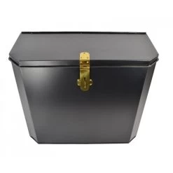"Billingsgate" Large Secure Parcel Box - Polished Brass