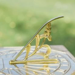 Polished Brass 'Copernicus' Sundial - 250mm -Garden Supply Discount Store polished brass copernicus sundial 250mm 5